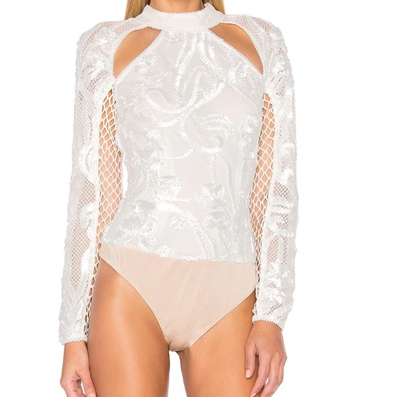 Asilio Tops - NWT! - Asilio - Long-Sleeve White Bodysuit